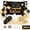 Black, variant on Graduation Decoration Class of 2025 Party Supplies: Gold and Black Balloons Arch Garland Kit and Photography Backdrop Banner 115Pcs
