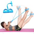 thumbnail image 2 of Ettsollp Tension Rope Portable Slimming Training Elastic Yoga Pedal Puller Resistance Band Fitness Equipment, 2 of 7