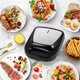 thumbnail image 4 of Nonstick Paninis Press Sandwich Maker Breakfast Sandwich Maker Electric Grill Sandwich Press Grill EU Plug, 4 of 5