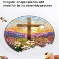 thumbnail image 3 of Acrylic Puzzle Suncatcher Window Hanging, 7.4In Sun Catcher Acrylic Puzzles Garden Decoration for Women Men Mom Birthday Gift Home Decor ( Garden of Holy Light), 3 of 7