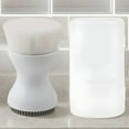 thumbnail image 3 of Cepillos faciales de silicona de doble punta de 7 cm para limpieza facial. Ideales para el hogar, el baño, viajes, vacaciones, hoteles, uso diario, noche/mañana, trabajo., 3 of 9