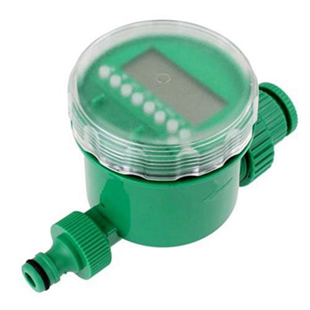 Temporizador de riego en el jardín Controlador de temporizador de agua en el hogar Configuración de programas de agua (verde)