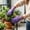 Purple783, variant on Gardening Gloves, Waterproof Work Gloves, Puncture Resistant Grip Gloves for Outdoor Planting Yard Weeding Digging in Four Colors