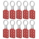 thumbnail image 3 of Cerrojo de bloqueo de 10 Uds., 25mm/1,0 pulgadas, 6 agujeros, aluminio rojo, para industria química, energía eléctrica, mina de carbón y petróleo, 3 of 5