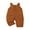 Brown, variant on Bagilaanoe Toddler Baby Girl Boy Jumpsuit Sleeveless Romper Suspender Overalls 6M 12M 18M 24M 3T 4T Long Pants Outfits