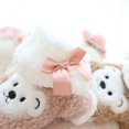 thumbnail image 2 of DOPI Pet Jacket Plush Keep Warm Winter Bear Pattern Hooded Double Layer Dog Cotton Coat for Autumn, 2 of 8