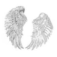 thumbnail image 3 of Parches de tela, 2 piezas de alas de ángel con lentejuelas, parches de alas de ángel con lentejuelas, parches bordados diseñados para precisión, 3 of 12