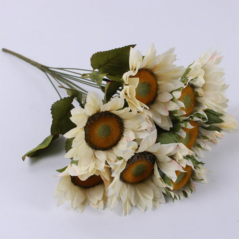 Bulk Silk Sunflowers Artificial Flowers Wholesale Sunflowers 100 pcs -  VANRINA