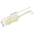 thumbnail image 3 of Bath Brush Long Handle Non-slip Shower Sponge Ball Back Shower Sponge Ball; Scrubber Foaming Scrub Tool, Beige, 3 of 8