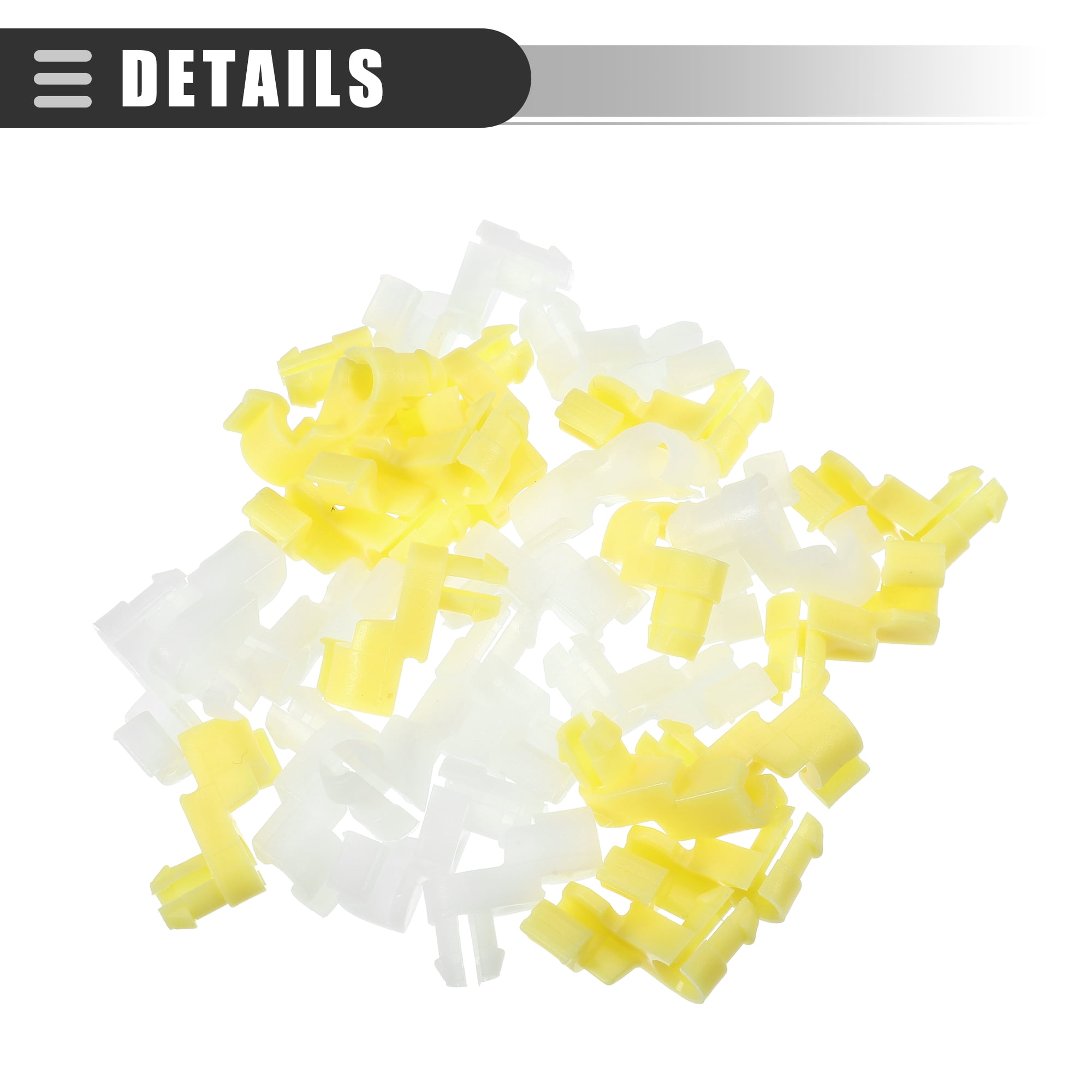 Unique Bargains Tailgate Door Handle Clip for Toyota Highlander 2001-2013 Plastic 15Pcs