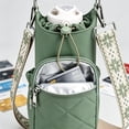 thumbnail image 3 of GASTROPOD Crossbody Water Bottle Bag for Women,Lightweight Insulated Water Bottle Carrier with Phone Pocket,Secure & Hands-Free for Walking,Travel,Outdoor (Up to 40Oz) Antique Green, 3 of 7