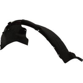 AM Autoparts Front Left Inner Fender Liner For 2018-2019 Hyundai Sonata – Black Plastic