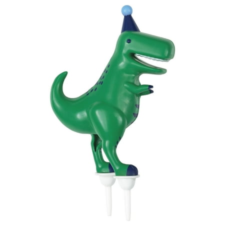 Way to Celebrate! Green Dinosaur Birthday Candle Holder