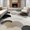 Beige, Pattern 2, variant on ODIKA 2'x3' Beige Tan Abstract Irregular Wavy Shape Unique Modern Washable Accent Rug for Bedroom, Nursery, RV, Pet Friendly, Kids Safe, Bedside Mat