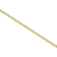 thumbnail image 5 of 10K Yellow Gold 2.25mm Hollow Open Square Box Chain Unisex Necklace 22 Inch, 5 of 7