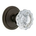 thumbnail image 5 of Grandeur Cirver_Psg_234 Circulaire Solid Brass Rose Passage Door Knob Set - Brass, 5 of 6