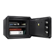SentrySafe FPW082HTC Fireproof Waterproof Security Safe with Backlit Digital Keypad and Override Key , 0.82 Cu-Ft., Black