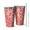 Pioneer Flower Floral-2, variant on 16oz Tumblers Pioneer Flower Floral Print Pattern Stainless Steel Vacuum Insulated Double Wall Travel Tumbler Cups Mug with Lid and Straw,Cleaning Brush for Coffee,Tea