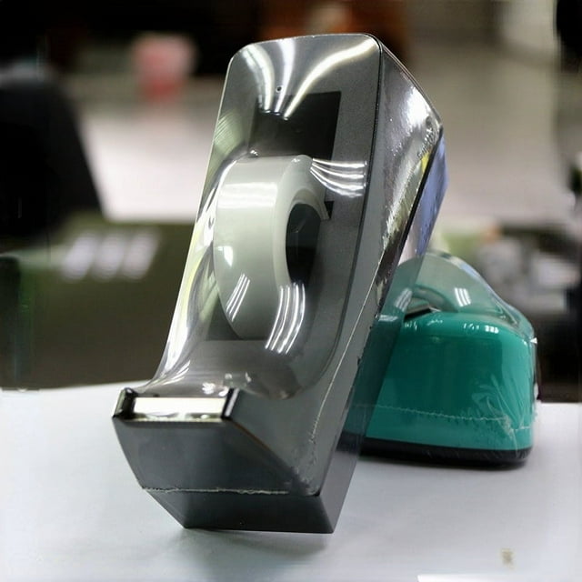 Effortlessly Dispense Tape with our Non-Skid Weighted Desktop Tape Dispenser Set - Perfect for Office, Home, and School Use!