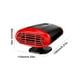 thumbnail image 2 of Calentador De Coche Portátil Calentador de coche portátil de doble uso con ventilador de calefacción y descongelación de 12 V (rojo), 2 of 5