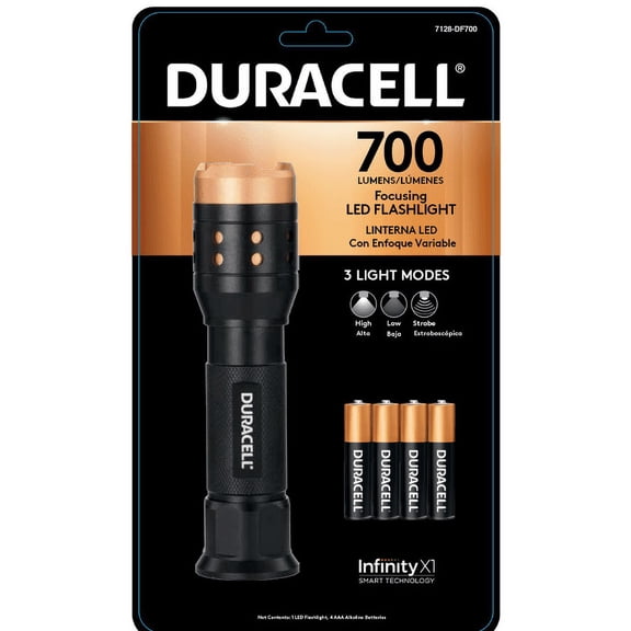 Duracell 700 Lumen Aluminum LED Focusing Flashlight