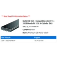 thumbnail image 2 of Multi Rib Belt - Compatible with 2015 - 2020 Honda Fit 1.5L 4-Cylinder GAS 2016 2017 2018 2019, 2 of 2