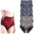 thumbnail image 1 of 5 Pack Neographene Fiber Restoration High Waist Briefs,lace Graphene Fiber Compression Highwaist Briefs zhangyuxiang LED, 1 of 2