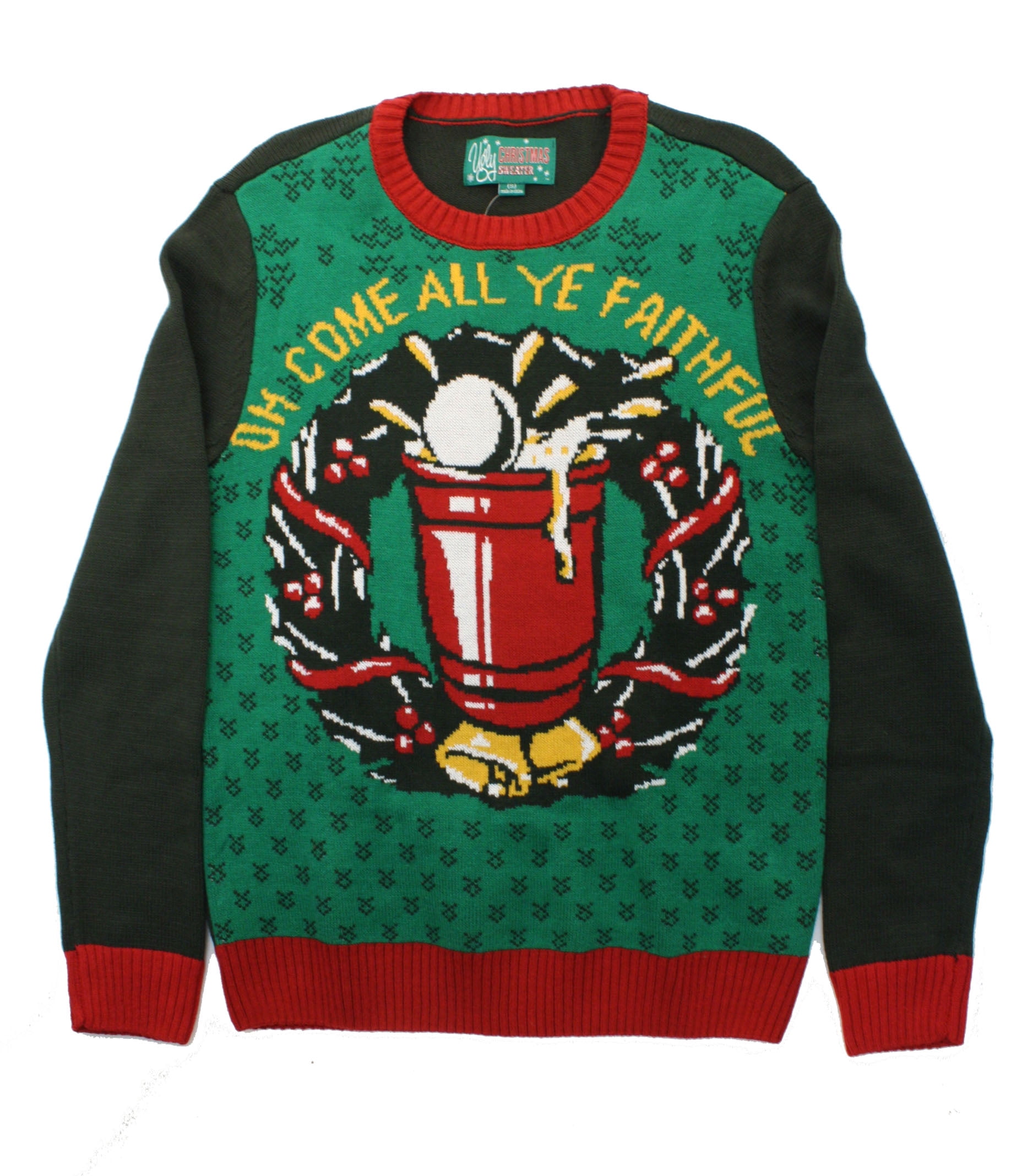 beer pong ugly christmas sweater