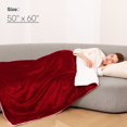 thumbnail image 3 of Electric Heated Blanket Throw 50''x60''Size Faux Fur Heating Blanket 10 Heating Settings, 1-8h Timer & Overheat Protection, Machine Washable, Soft Flannel and Sherpa Full Body Warmth, 3 of 3