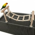 thumbnail image 4 of maskred Parrot Climbing Stand Toy - Easy To Install And Durable Wood Easy To Install And Use Climbing Ladder Perfect Size swing 1Set, 4 of 6