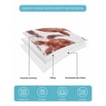 thumbnail image 4 of Twin XL Quilt Bedding Set, Ocean Red Turtles Reversible Summer Quilt 3 Pieces, Coastal Coral Nautical Seagrass Flowers Lightweight Bedspreads Coverlets with 2 Pillow Shams for All Seasons, 4 of 5