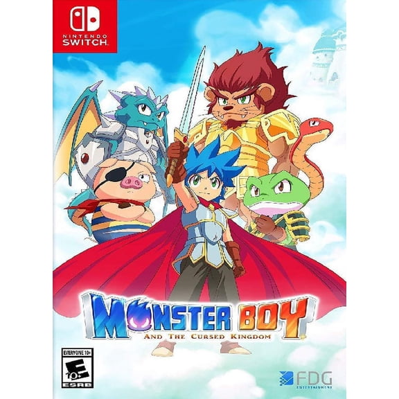 Restored Monster Boy and the Cursed Kingdom (Nintendo Switch, 2018) Fighting Game (Refurbished)