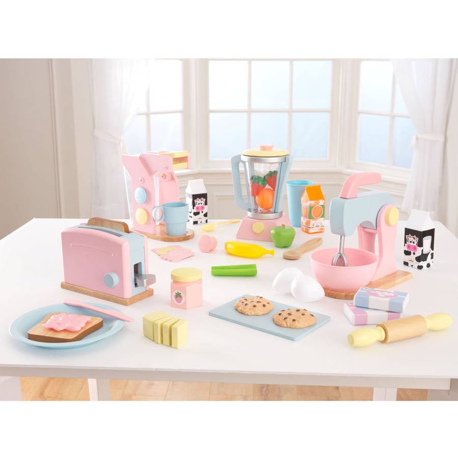 wooden kitchen toy accessories