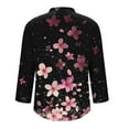 thumbnail image 3 of Neewe Womens Long Sleeve Shirts Casual Summer Fashion Ladie Tops Loose Fit Spring Lightweight Clothes Beach Vacation, 3 of 5