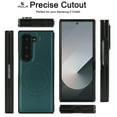 thumbnail image 2 of ELEHOLD Case for Samsung Galaxy Z Fold 4, Shockproof Magnetic Case Hard PC Slim Phone Cover,Green, 2 of 11