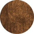 thumbnail image 1 of Ahgly Company Indoor Round Abstract Orange Contemporary Area Rugs, 3' Round, 1 of 1