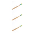thumbnail image 2 of Wisewang Natural Bamboo Toothbrush Whitening Bamboo Toothbrushes Soft Colorful 1pcs 3Set, 2 of 6