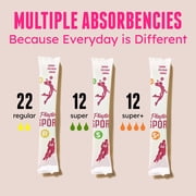 Playtex Sport Tampons Multipack, Regular/Super/Super Plus Absorbency, 46 Ct