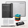 thumbnail image 3 of Yesday Lightweight Felt Jigsaw Puzzle Playing Board, Foldable Puzzle Playing Mat with Non-Slip Surface & 6 Sorting Trays, Portable Puzzle Pad Jigsaw Saver for Adults (Up, 3 of 8