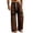 Brown1, variant on Mens Lightweight Trousers Wide Leg Stretch Sweatpants Vintage Printed Pants Quick Dry Trouser Smart Stretch Pant Golf Running Jogging Bottoms S-5XL