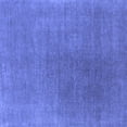 thumbnail image 1 of Ahgly Company Machine Washable Indoor Square Oriental Blue Industrial Area Rugs, 4' Square, 1 of 4