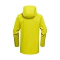 thumbnail image 4 of jtjvou Athletic Jacket Women Raincoat Lightweight Fall Packable Rain Coat Windbreaker Trendy Outdoor Jackets with Pockets Solid Color Rain Jackets Waterproof with Hood Yellow XXL, 4 of 4