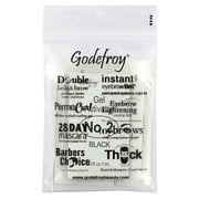 Godefroy Instant Eyebrow Tint, Natural Black, 3 Application Kit