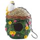 thumbnail image 1 of Hanging Outdoor Bird House Crafted Resin Bird Feeder and Bird Houses for Courtyard Patio Garden Decoration, 1 of 5