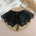 thumbnail image 4 of Camicover Detachable Dickey Collar Fake Collar Embroidery Neck Ruff Mini Cape Choker Blouse Collar for Women Girl, 4 of 4