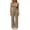 *Brown, variant on VBVC Women's Striped 2 Piece Outfit, Strapless Bandeau Tube Top and Wide Leg Pants Set, Summer Casual Lounge Wear with Pockets,Black,S-2XL