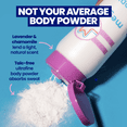 thumbnail image 3 of Megababe Body Dust Sweat-Absorbing Powder, Talc-Free, Lavender & Aloe, 6 oz, 3 of 8