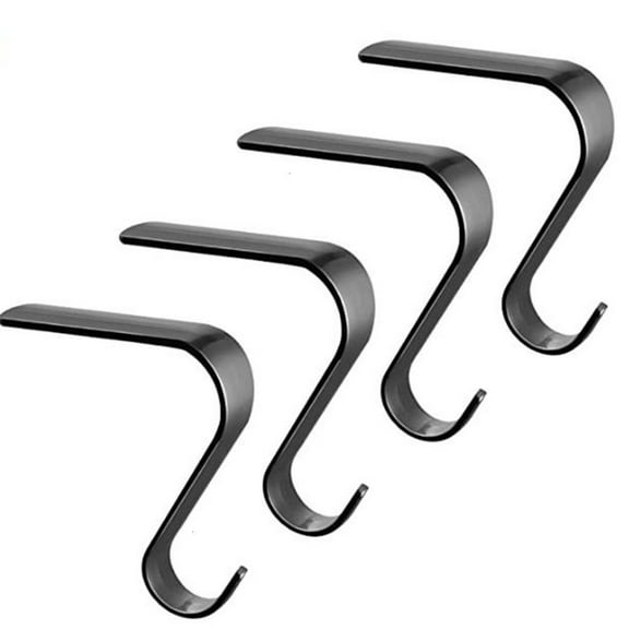 Christmas Stocking Holders Metal Hanging Hooks for Fireplaces and Mantel Decoration Metal Festival Accessories Hanger