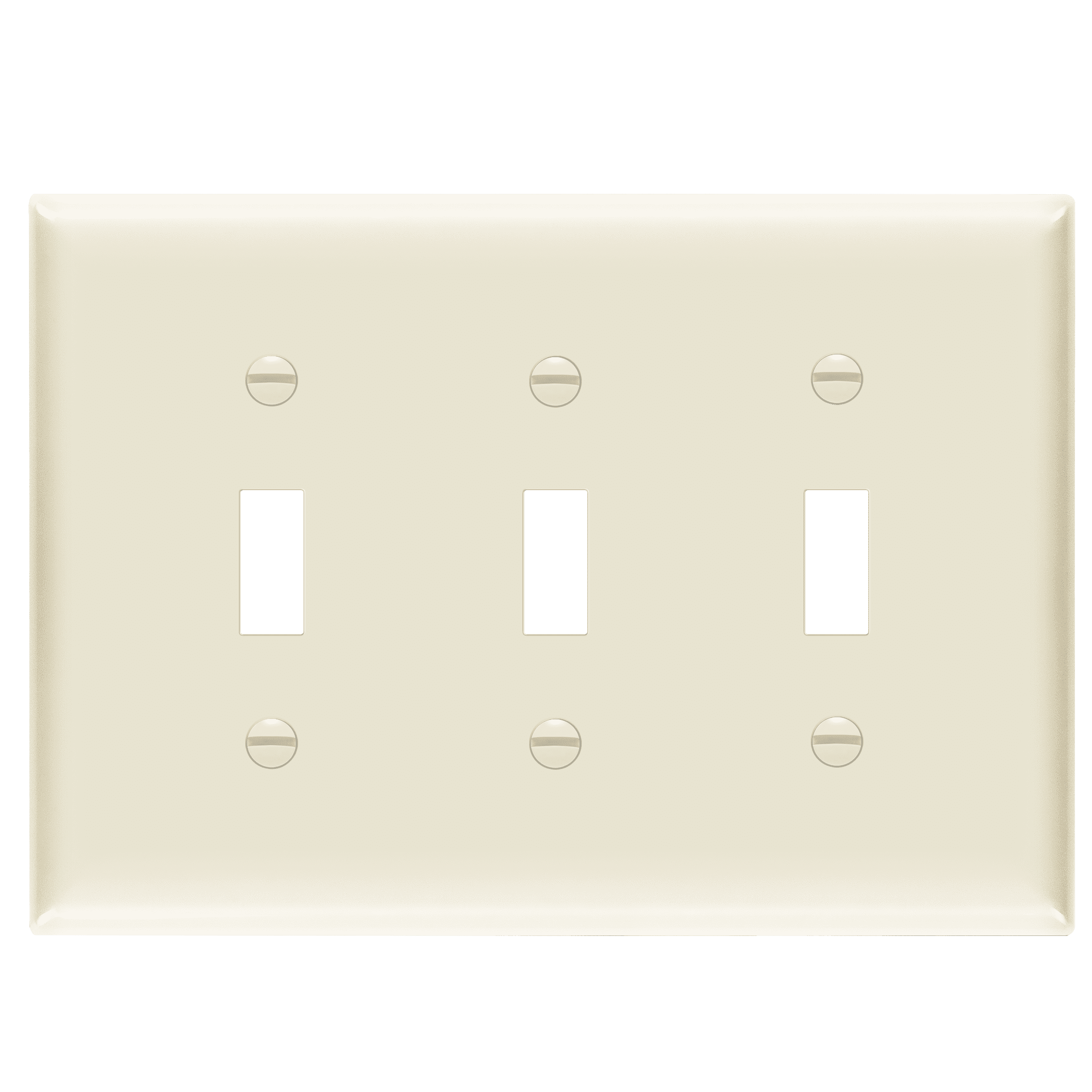 ENERLITES Triple Toggle Switch Wall Plate, Toggle Switch Plate, Gloss