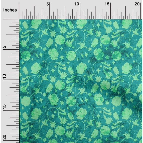oneOone Cotton Cambric Rust Brown Fabric Batik Craft Projects Decor Fabric Printed By The Yard 56 Inch Wide